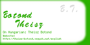 botond theisz business card